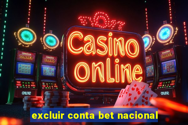 excluir conta bet nacional